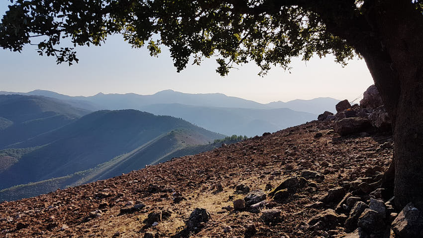 20190922_085013.jpg - Kóta 800m i. Špička vzadu - Ipsarion (1204m)